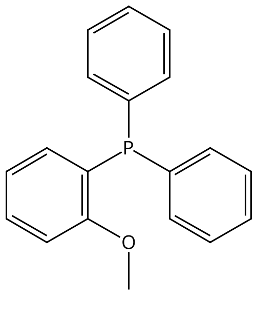 Diphenyl(2-methoxyphenyl)phosphine - CAS:53111-20-9 - (2-Methoxyphenyl)diphenylphosphine, (o-Methoxyphenyl)diphenylphosphine, 2-(Diphenylphosphino)anisole, Diphenyl(o-anisyl)phosphine, Diphenyl(o-methoxyphenyl)phosphine